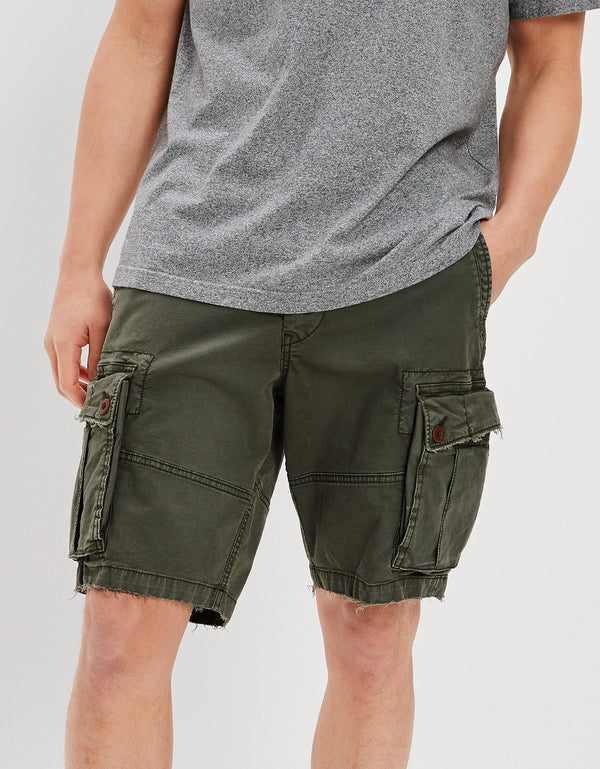 Short AE Flex 25 cm. Lived-in tipo Cargo - Verde