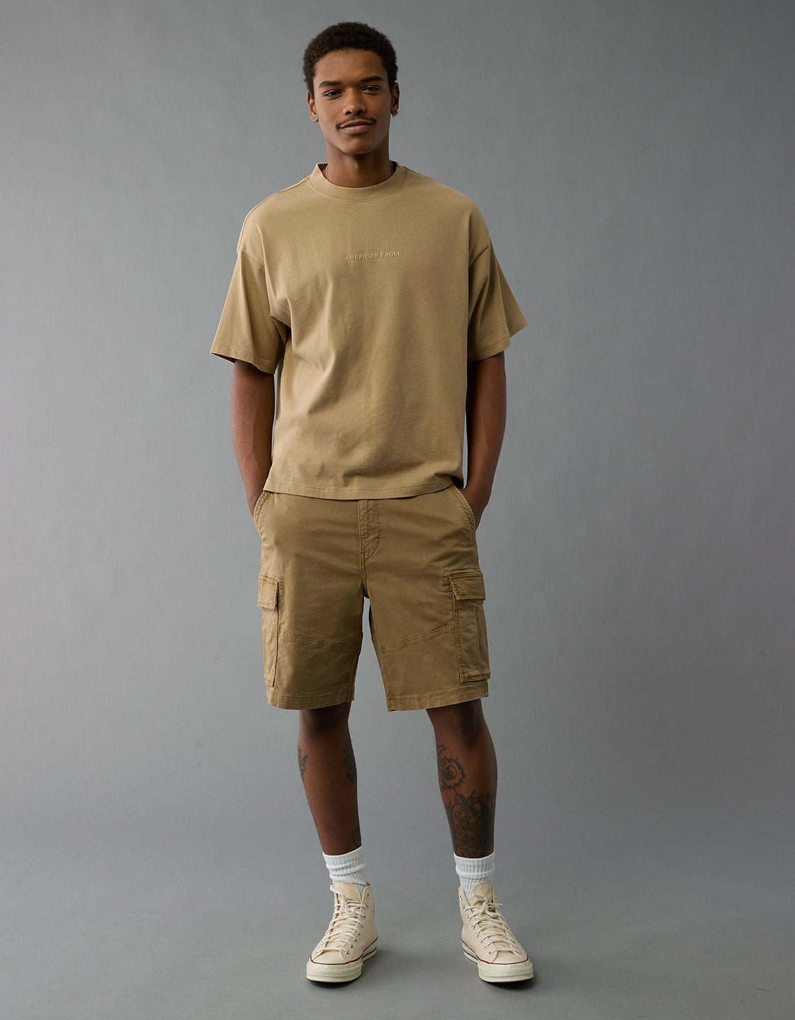 Short Cargo Flex Vivido Ae 10 - Caqui 0131_7819_238_of