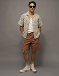 Short Cargo Flex Vivido Ae 10 - Café 0131_8181_026_of