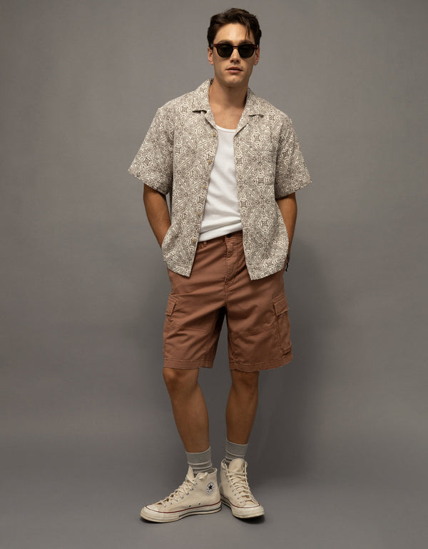 Short Cargo Flex Vivido Ae 10 - Café