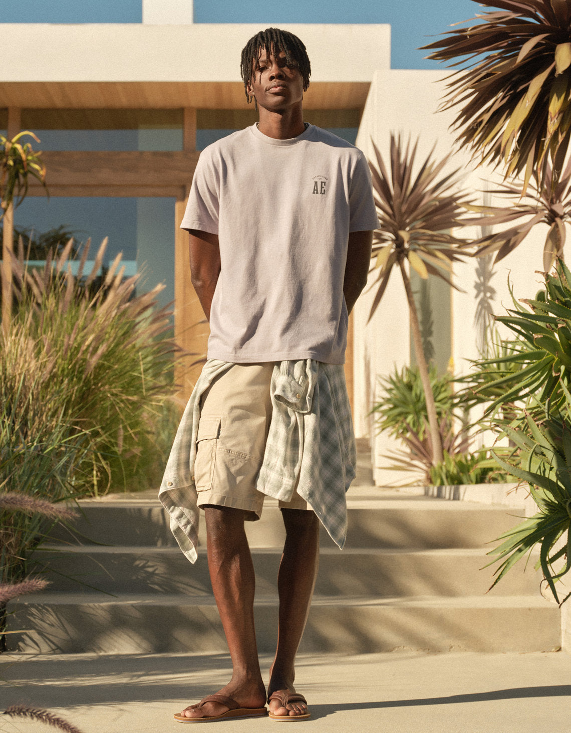 Short Cargo Flex Vivido Ae 10 - Caqui 0131_8181_212_l1