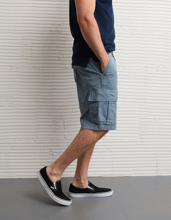 Short Cargo Flex Vivido Ae 10 - Azul