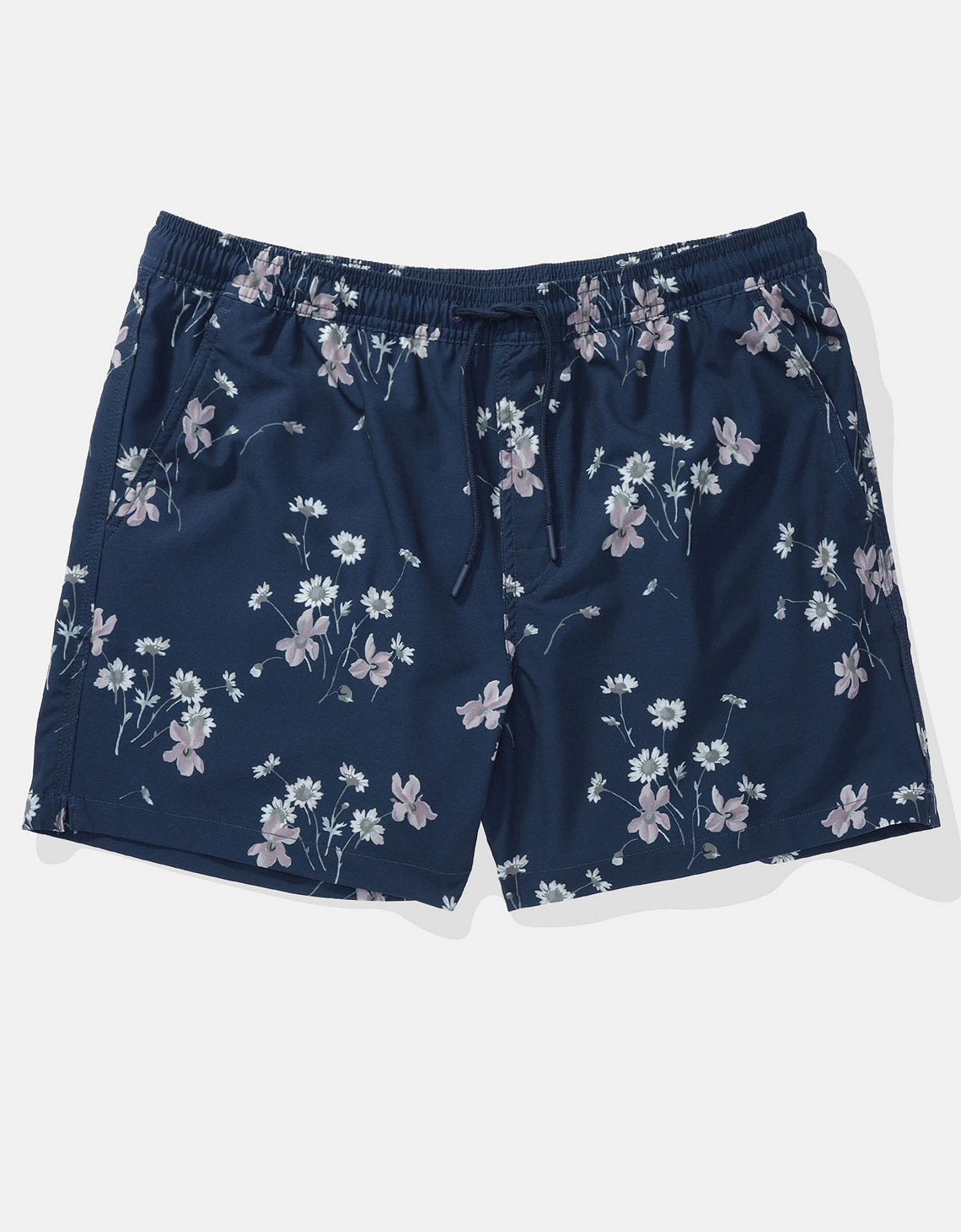 Pantaloneta de baño con estampado de hombre AE - Negro 0133_7888_001_f