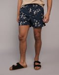 Pantaloneta de baño con estampado de hombre AE - Negro 0133_7888_001_of