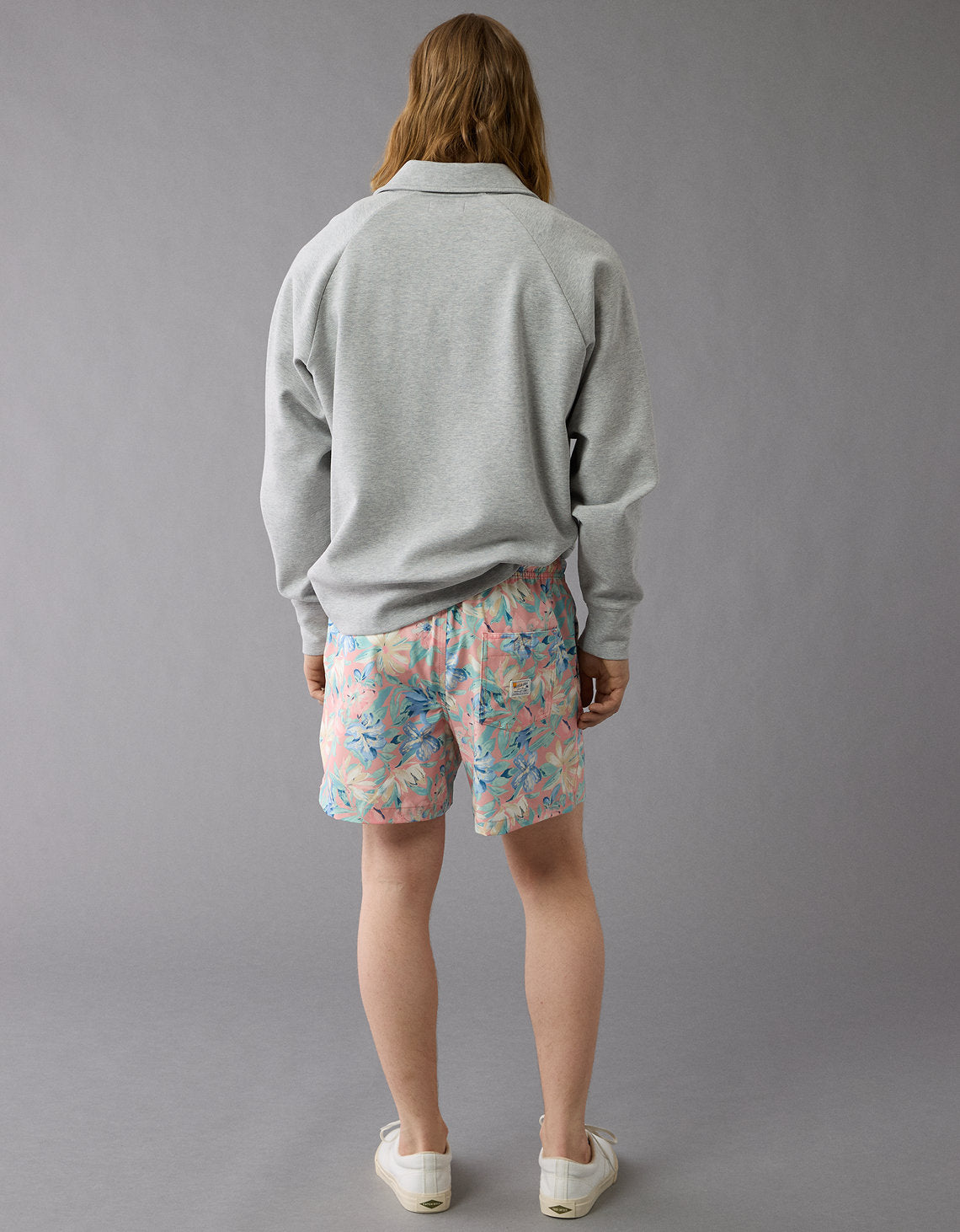 Pantaloneta de baño con estampado de hombre AE - Generico 0133_7888_844_ob
