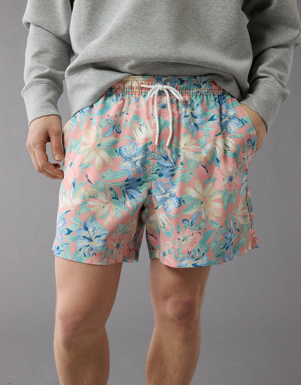 Pantaloneta de baño con estampado de hombre AE - Generico