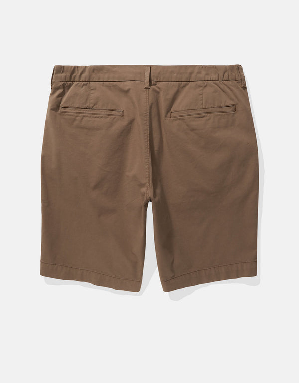 Bermuda Flex en Dril de 9 para Hombre - Café