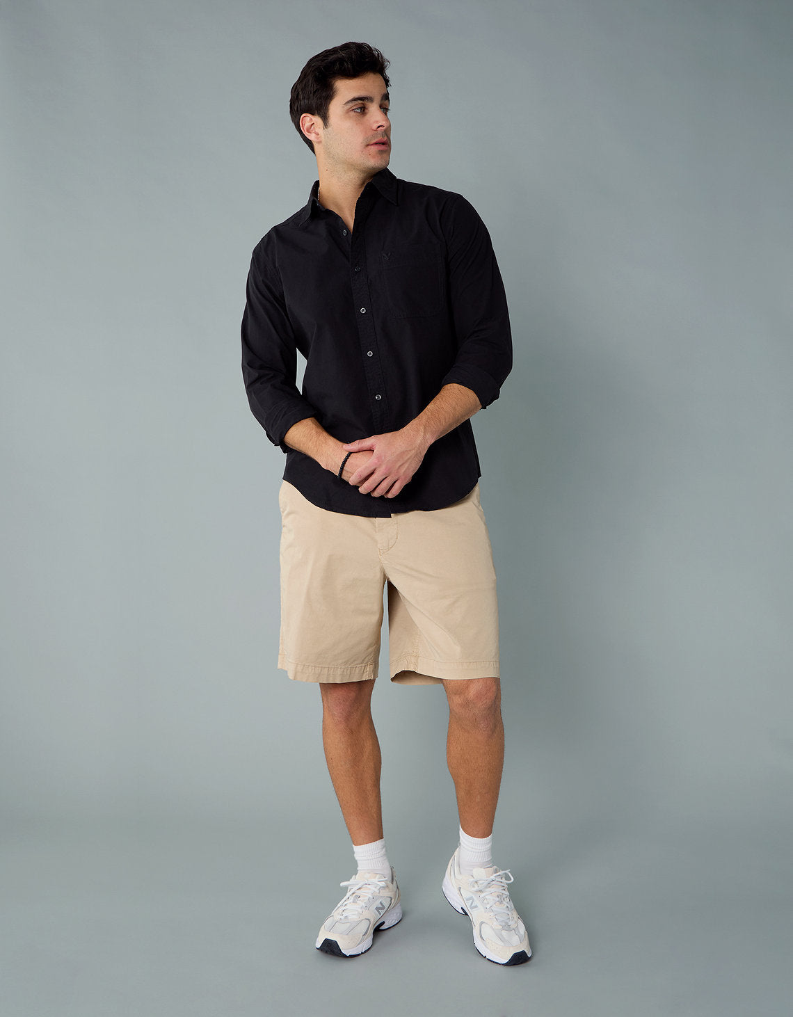 Bermuda Flex en Dril de 9 para Hombre - Caqui 0135_7880_212_of