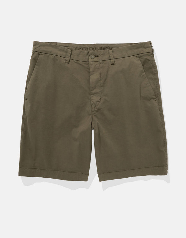 Bermuda Flex en Dril de 9 para Hombre - Verde