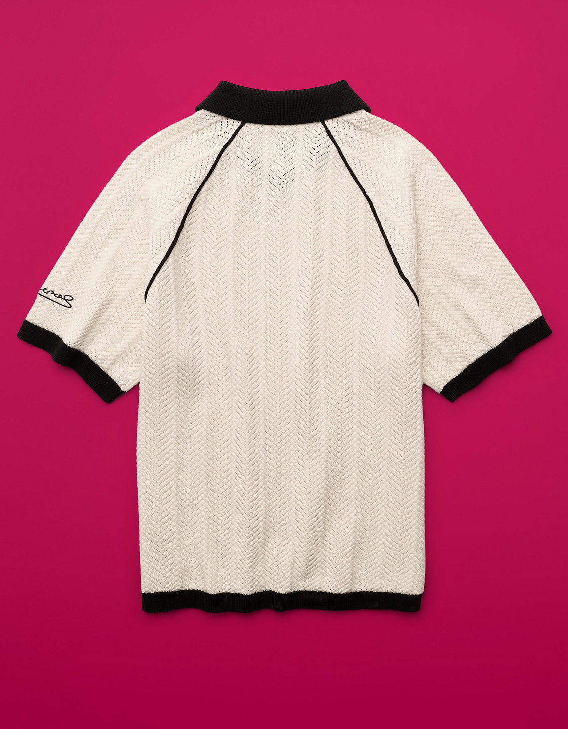 Camiseta polo tejida AE x Jorge Campos - Azul 0141_2281_409_b