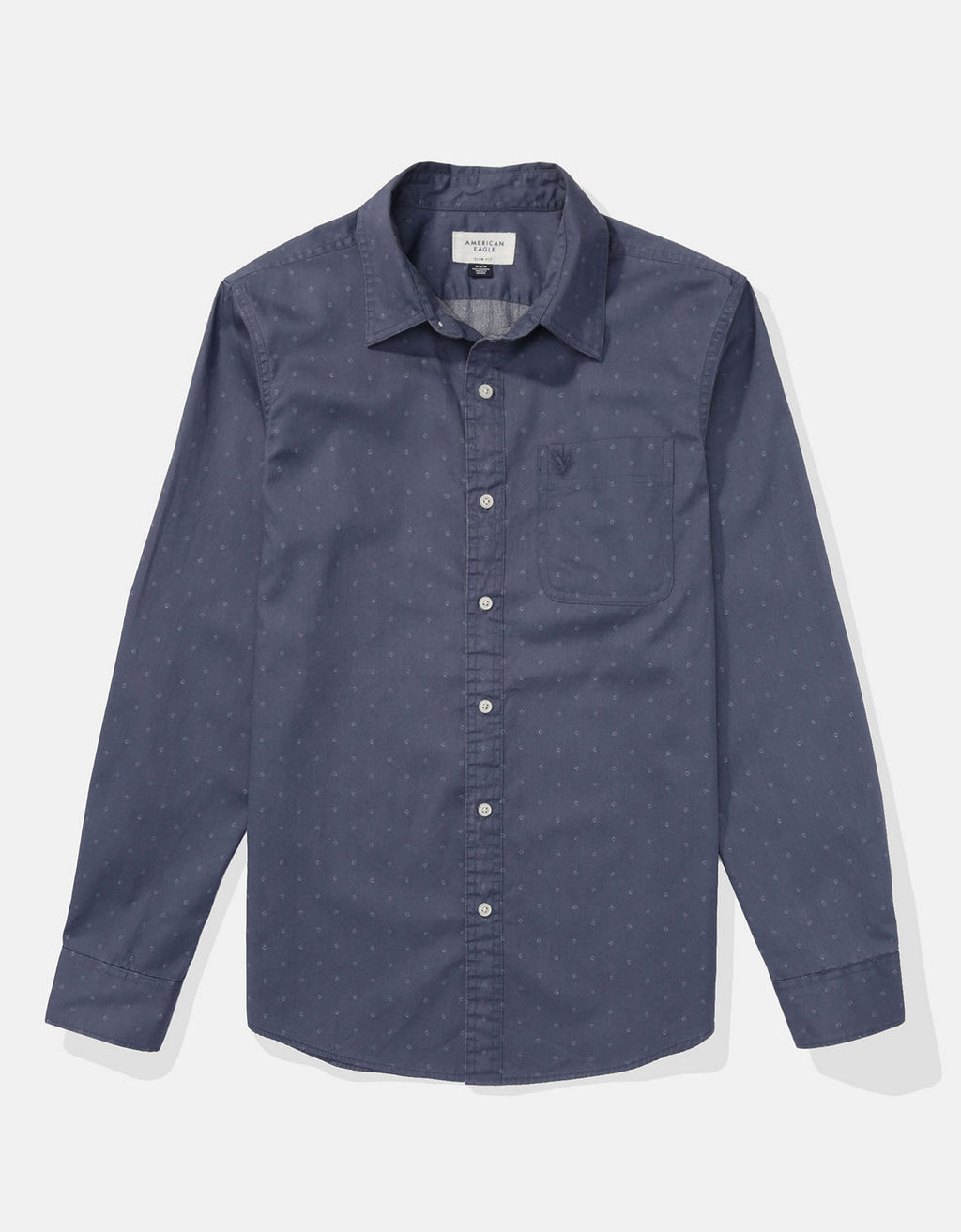 Camisa AE Slim fit Everyday - Azul 0150_2580_405_f