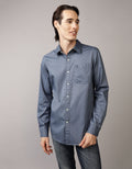 Camisa AE Slim fit Everyday - Azul 0150_2580_405_of