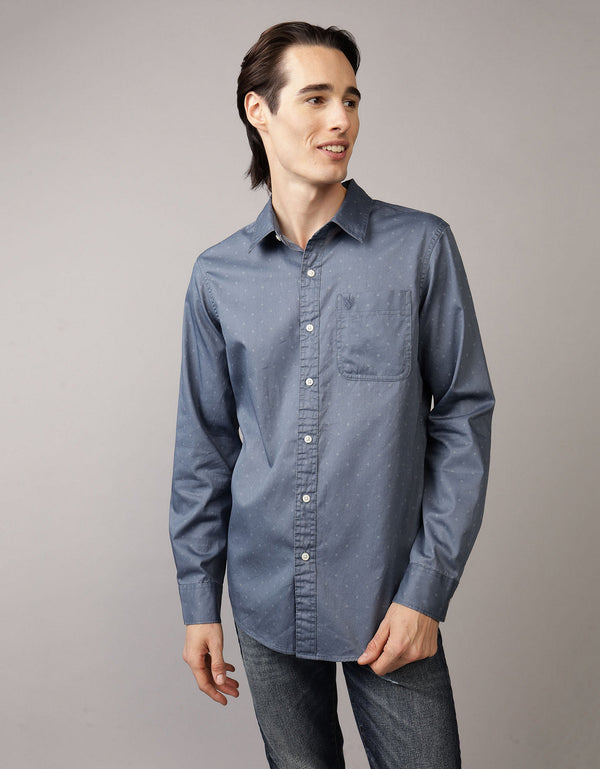 Camisa AE Slim fit Everyday - Azul