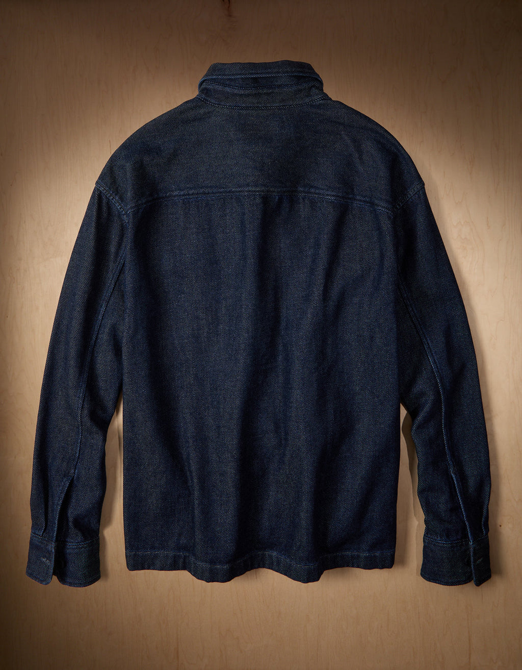 Ae x Tru Kolors Camisa en Denim Chenille - Azul 0151_2995_410_b