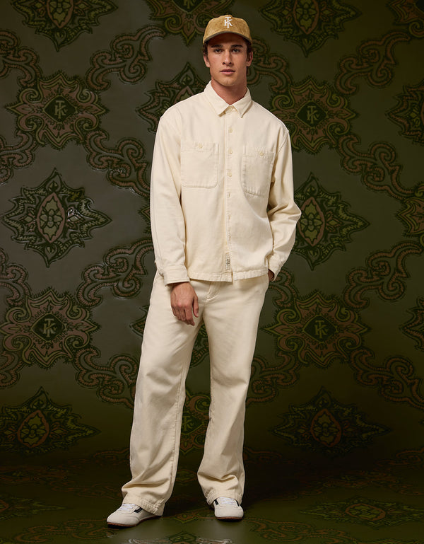 Ae x Tru Kolors Camisa de Twill Manga Larga - Generico