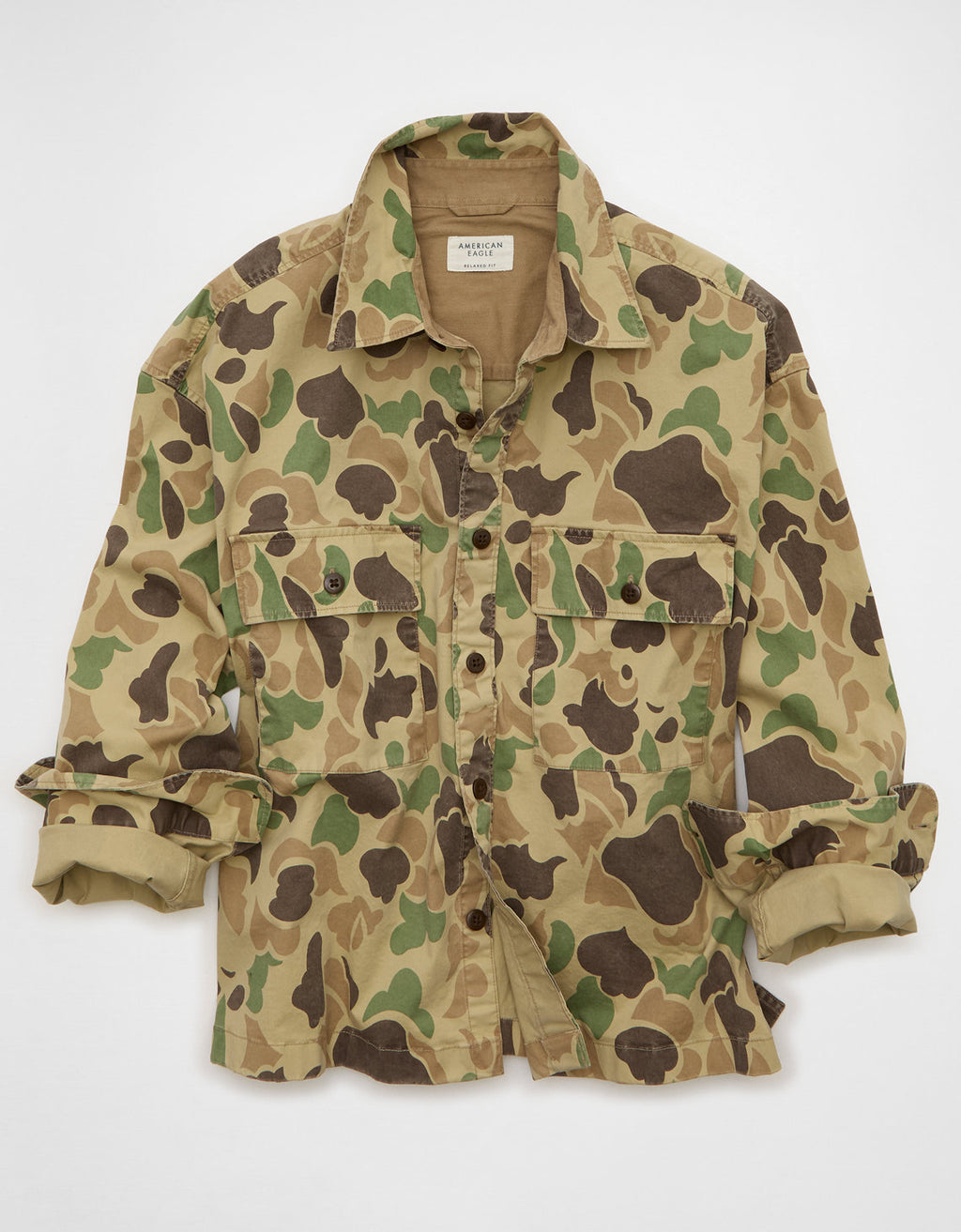 Sobrecamisa tipo Boxy Ae - Verde 0151_3132_329_f