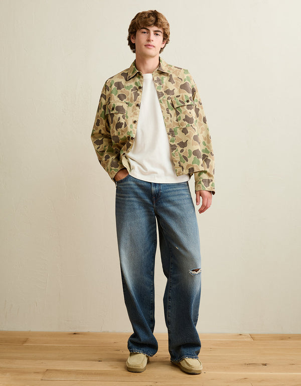 Sobrecamisa tipo Boxy Ae - Verde