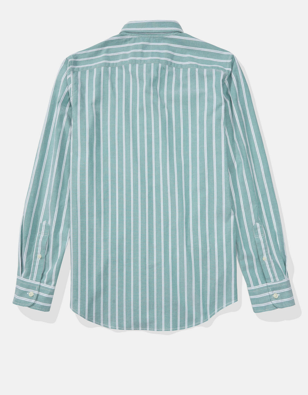 Camisa Slim de Rayas Manga Larga Hombre AE - Verde 0153_2103_372_b