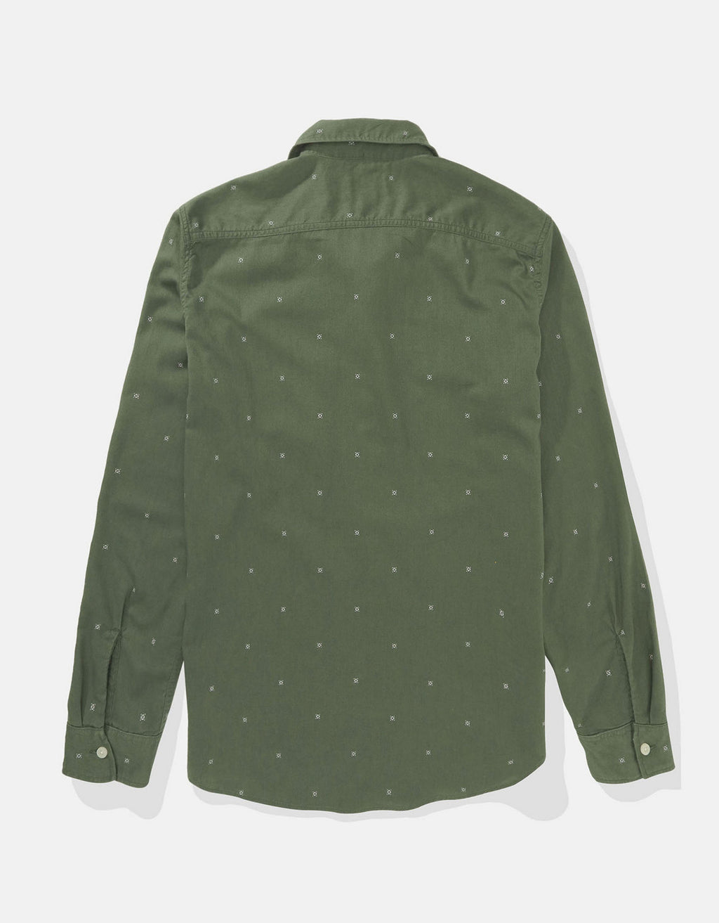 Camisa AE Slim fit con botones - Verde 0153_2425_300_b