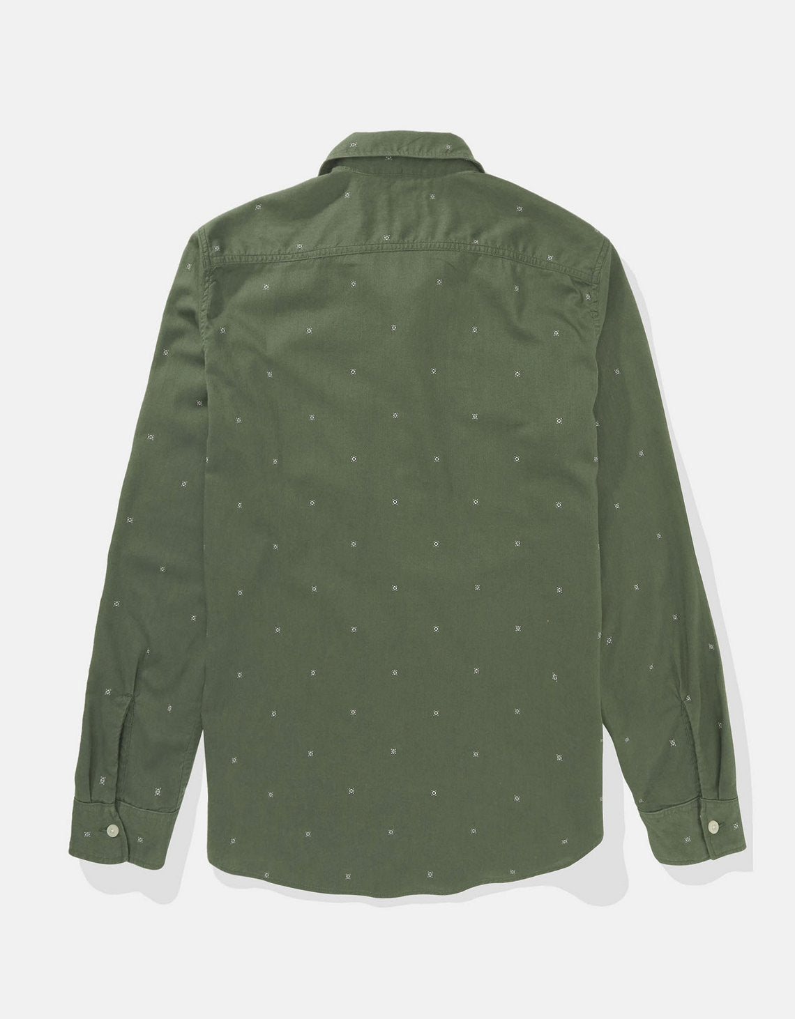 Camisa AE Slim fit con botones - Verde 0153_2425_300_b
