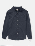 Camisa AE Slim fit con botones - Azul 0153_2425_451_f