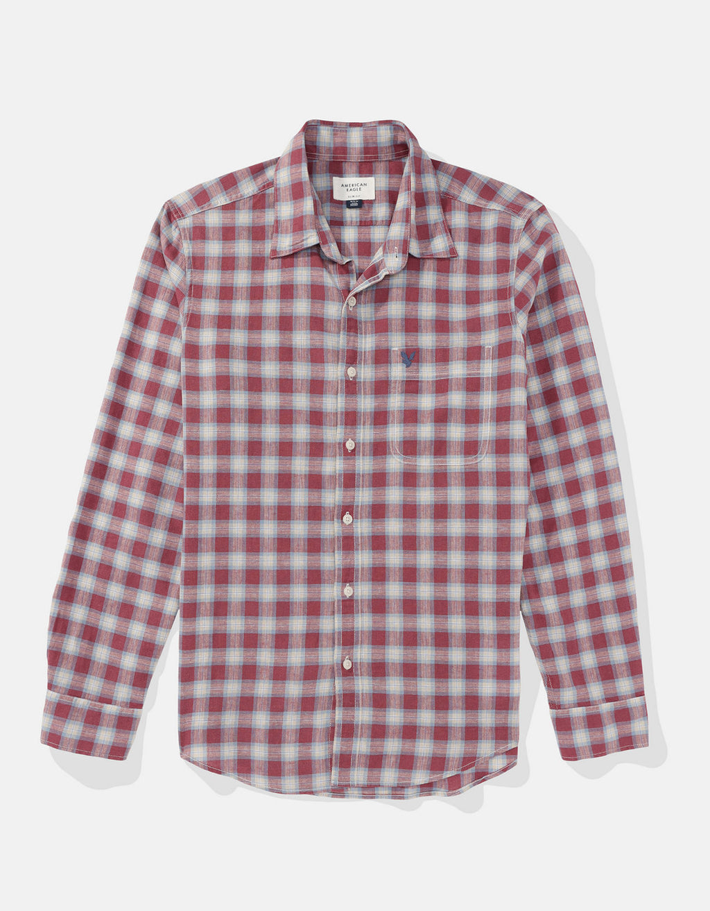 Camisa AE Slim fit Everyday - Rojo 0153_2576_622_f
