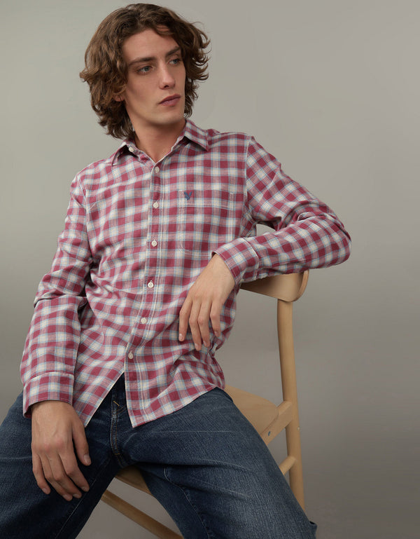 Camisa AE Slim fit Everyday - Rojo