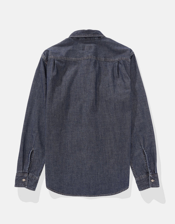 Camisa en Denim Manga Larga de Hombre - Generico
