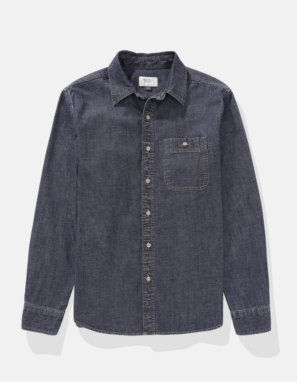 Camisa en Denim Manga Larga de Hombre - Generico 0153_2608_896_f
