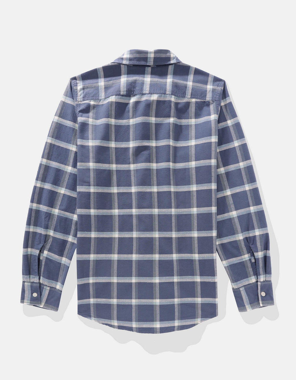 Camisa de Cuadros Manga Larga Hombre AE - Naval 0153_2642_410_b