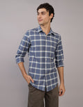 Camisa de Cuadros Manga Larga Hombre AE - Naval 0153_2642_410_of