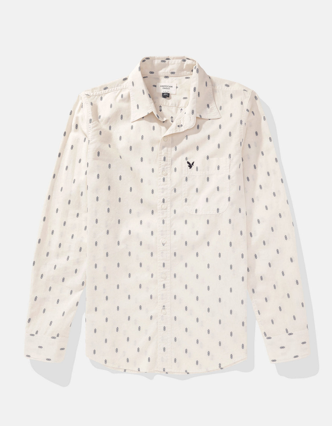 Camisa Oxford estampada Manga Larga Hombre AE - Generico 0153_2643_123_f