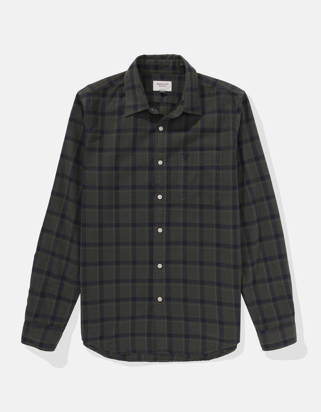 Camisa Manga Larga con patrón de cuadros Hombre AE - Generico 0153_2659_309_f