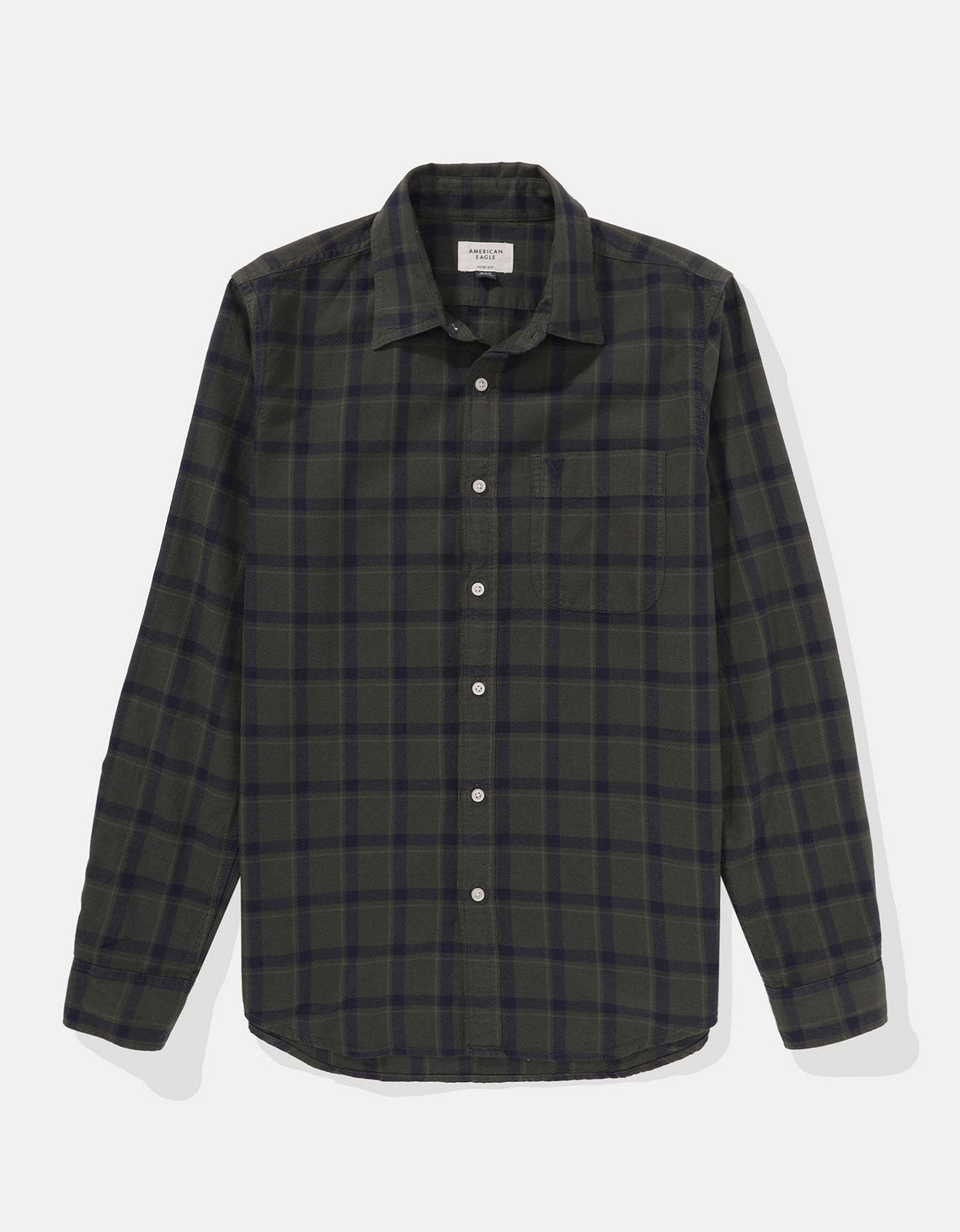 Camisa Manga Larga con patrón de cuadros Hombre AE - Generico 0153_2659_309_f