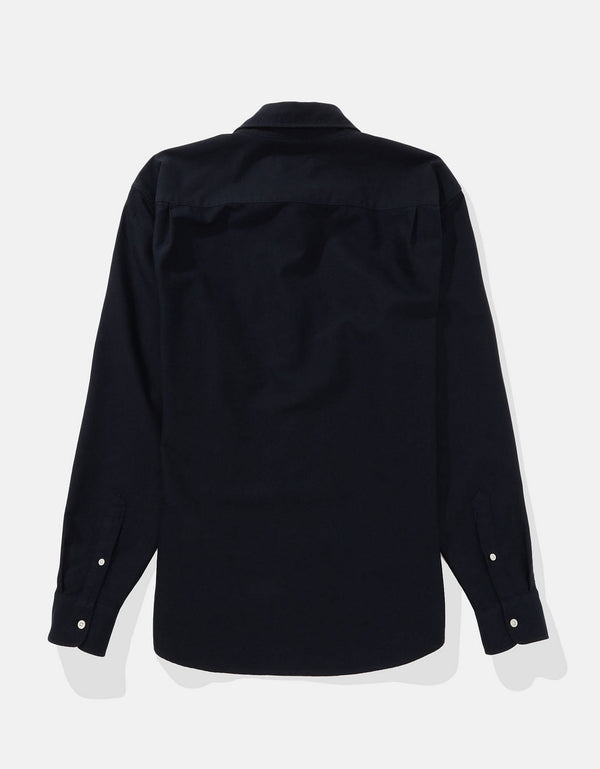 Camisa de Oxford Slim Fit Everyday Ae - Negro