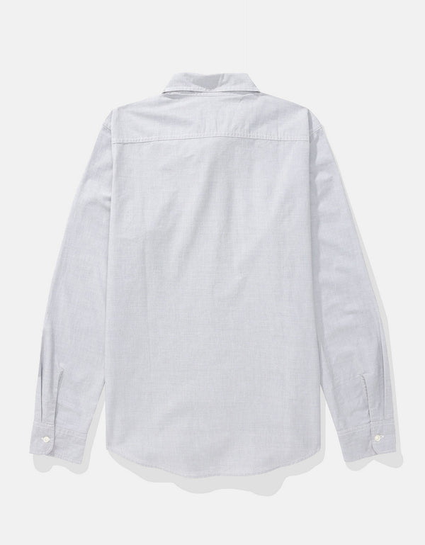 Camisa de Oxford Slim Fit Everyday Ae - Gris