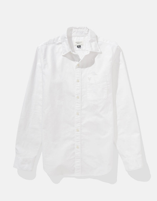 Camisa de Oxford Slim Fit Everyday Ae - Blanco