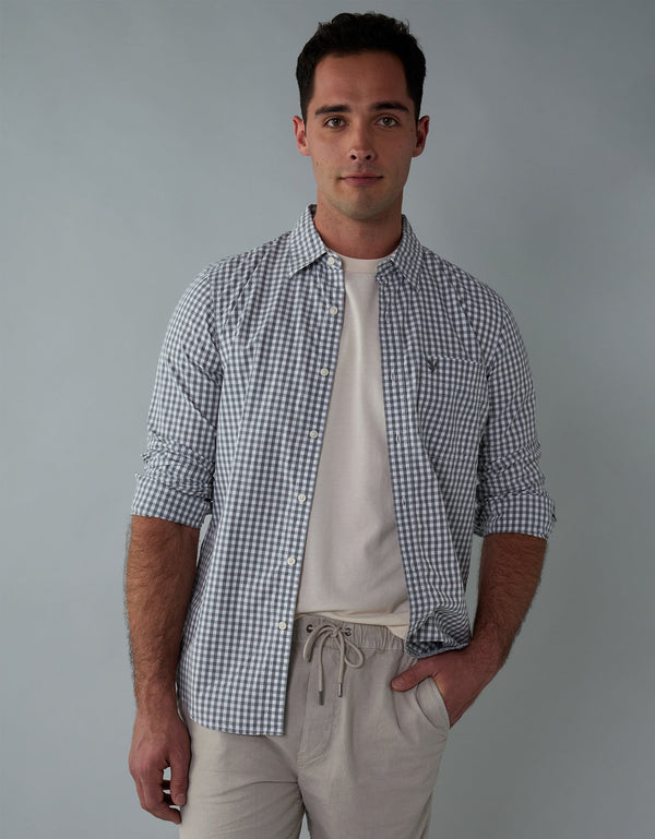 Camisa de Oxford Slim Fit Everyday Ae - Generico
