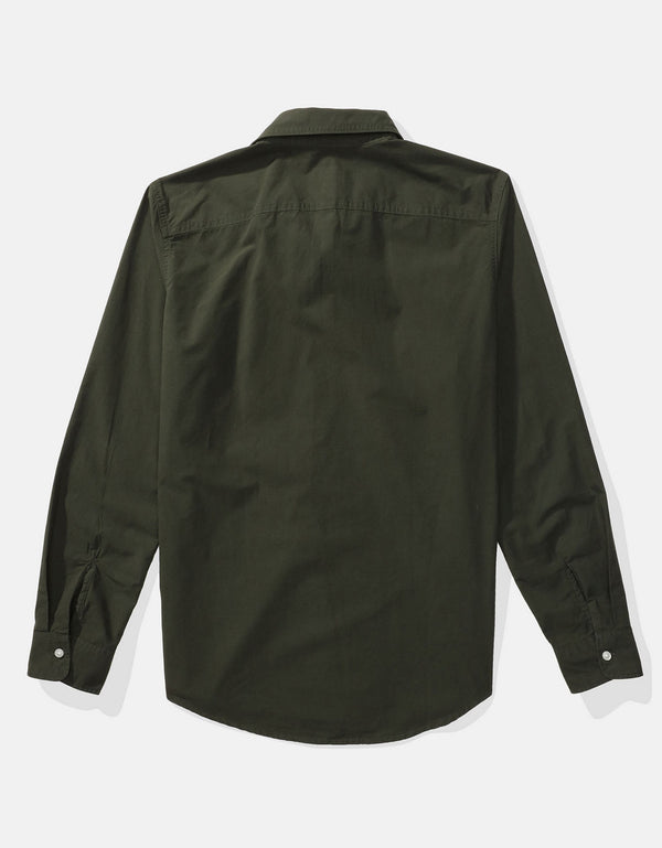 Camisa de Oxford Slim Fit Everyday Ae - Caqui