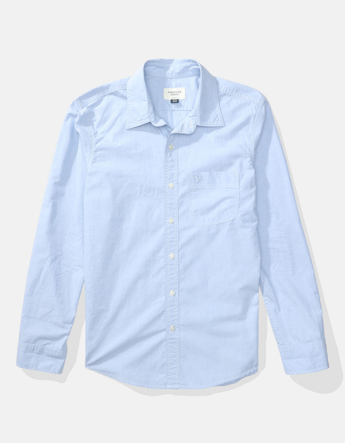 Camisa de Oxford Slim Fit Everyday Ae - Azul 0153_2722_400_f