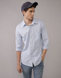 Camisa de Oxford Slim Fit Everyday Ae - Azul 0153_2722_400_of