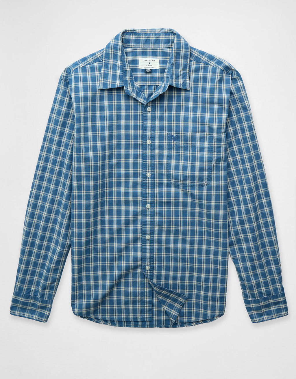 Camisa de Oxford Slim Fit Everyday Ae - Azul 0153_2722_452_f