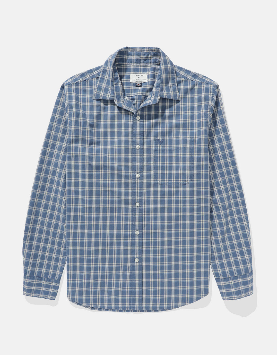 Camisa de Oxford Slim Fit Everyday Ae - Azul 0153_2722_453_f