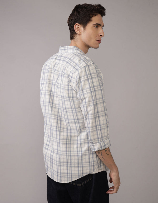 Camisa de Oxford Slim Fit Everyday Ae - Azul