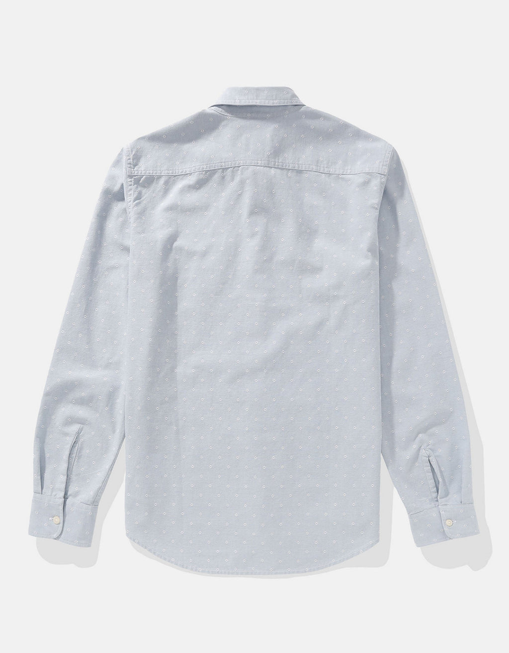 Camisa de popelina manga larga de hombre AE - Azul 0153_2723_400_b