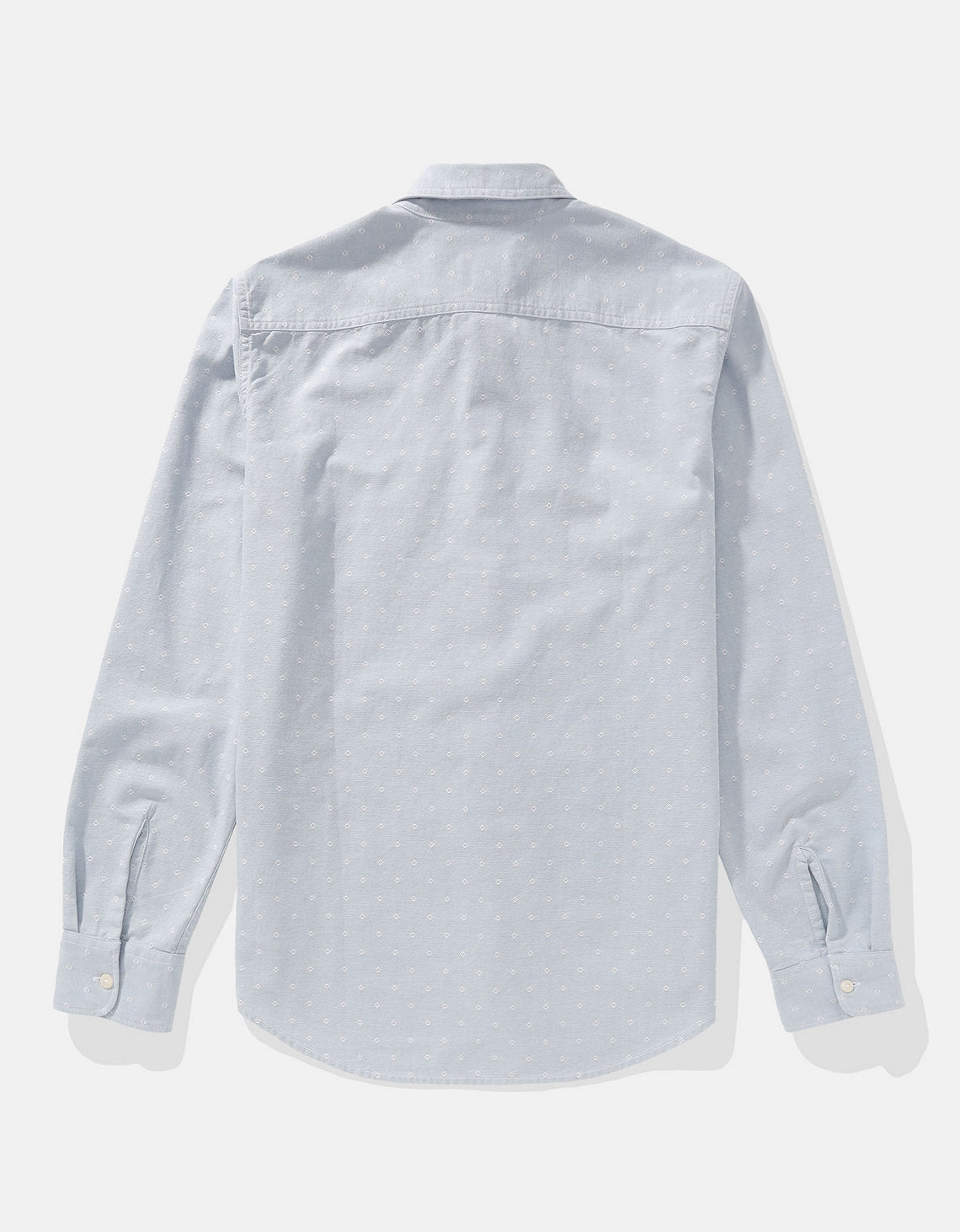 Camisa de popelina manga larga de hombre AE - Azul 0153_2723_400_b