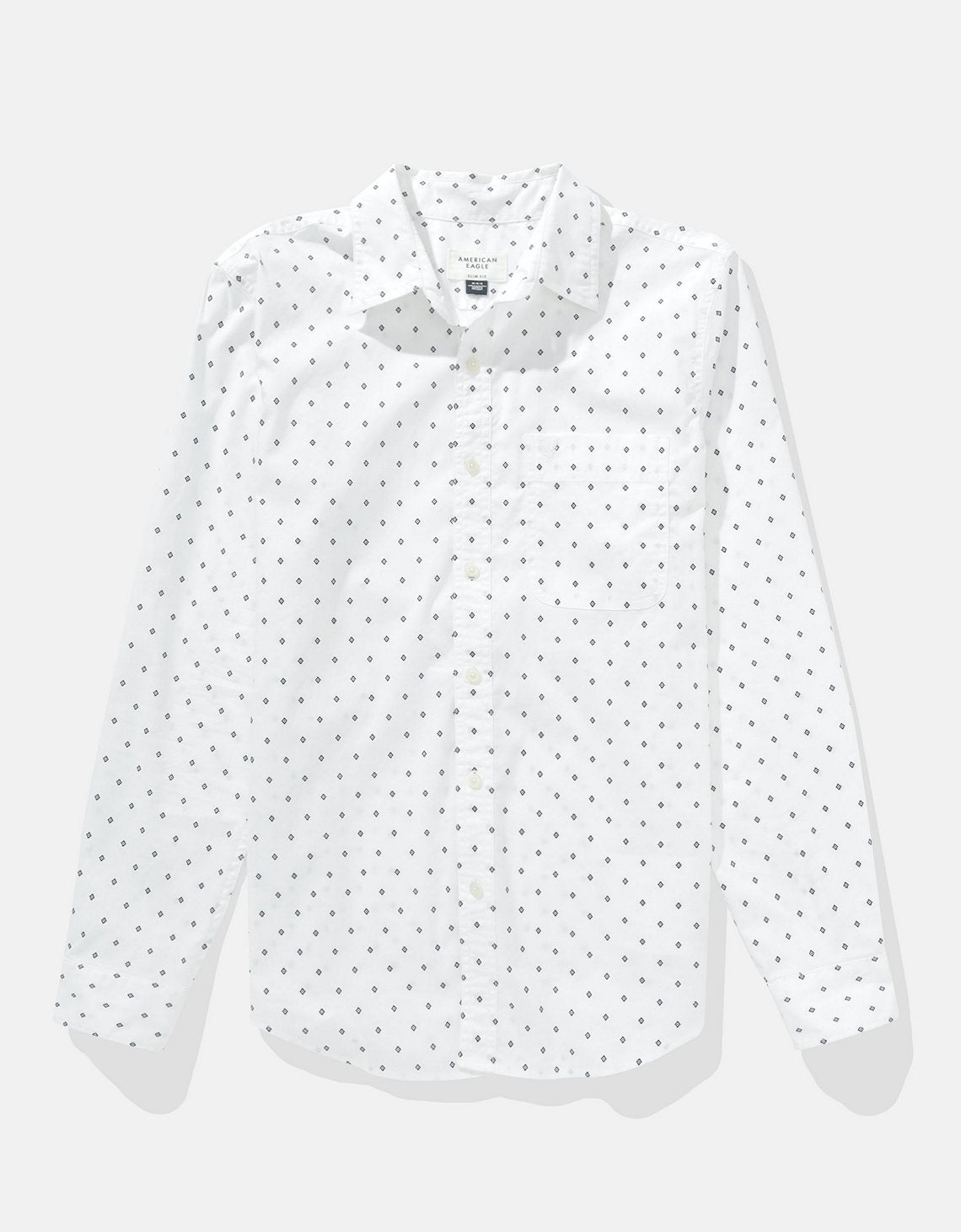Camisa Ae Oxford con botones - Blanco 0153_2817_100_f