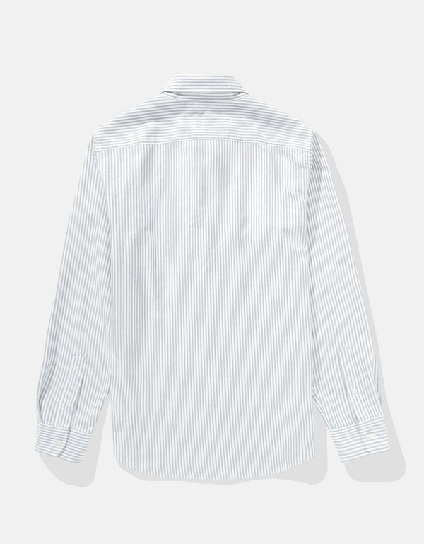 Camisa de Oxford Slim Fit Everyday Ae - Gris