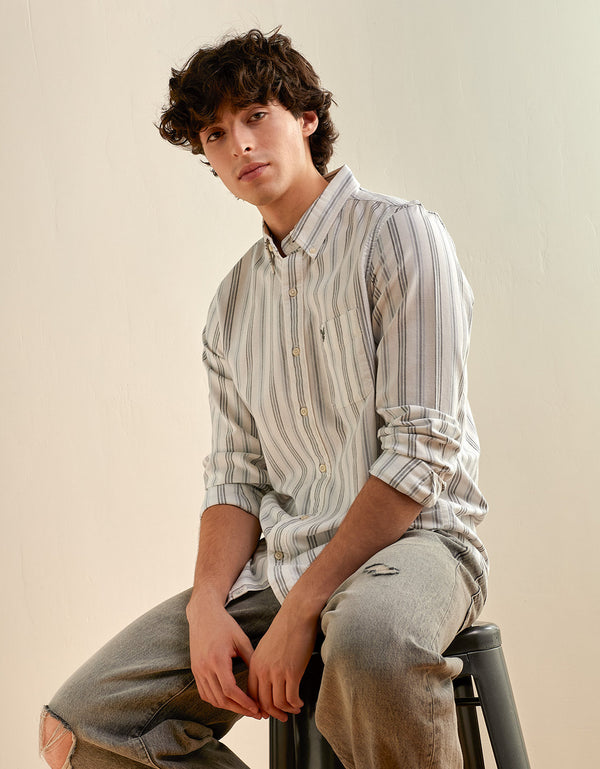 Camisa de Oxford Slim Fit Everyday Ae - Generico