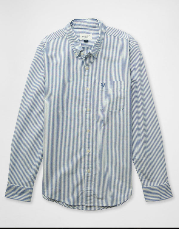 Camisa de Oxford Slim Fit Everyday Ae - Blanco